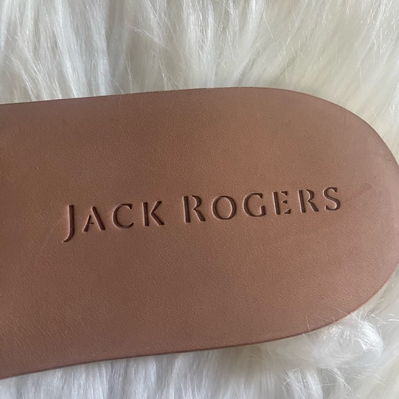 Jack Rogers Sz 9.5 Metallic Gold Women's Sandals - Picture 2 of 5